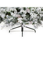 Premier Decorations Ltd Green Snowy 6.5ft Snowy Dorchester Pine Feel Real Christmas Tree - Image 4 of 4
