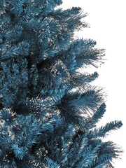 Premier Decorations Ltd Black/White Midnight Blue Christmas Fir 6ft Tree - Image 3 of 5