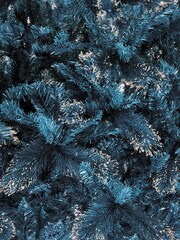 Premier Decorations Ltd Black/White Midnight Blue Christmas Fir 6ft Tree - Image 4 of 5