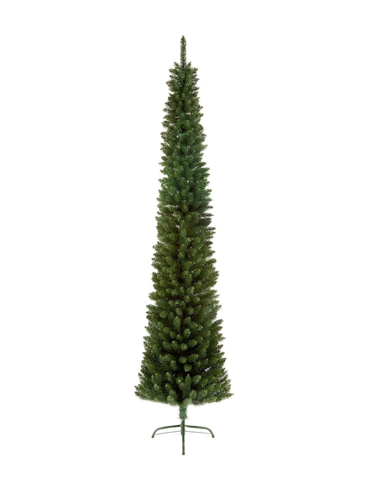 Premier Decorations Ltd Green 5.5ft Pencil Pine Green Christmas Tree - Image 2 of 5