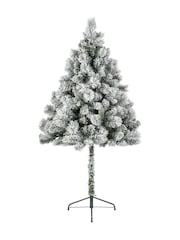 Premier Decorations Ltd Green Snowy Flocked Parasol Christmas 6ft Tree - Image 2 of 5