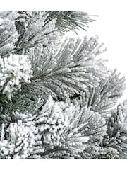 Premier Decorations Ltd Green Snowy Flocked Parasol Christmas 6ft Tree - Image 3 of 5