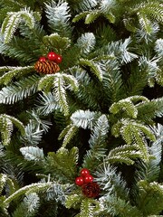 Premier Decorations Ltd 8ft Frosted Spruce Christmas Tree - Image 4 of 5
