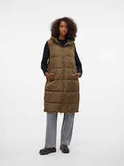 VERO MODA Padded Sleeveless Hooded Gilet - Image 2 of 6