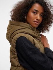 VERO MODA Padded Sleeveless Hooded Gilet - Image 5 of 6