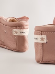Pink Rust Baby Floral Print Boots (0-18mths) - Image 5 of 5