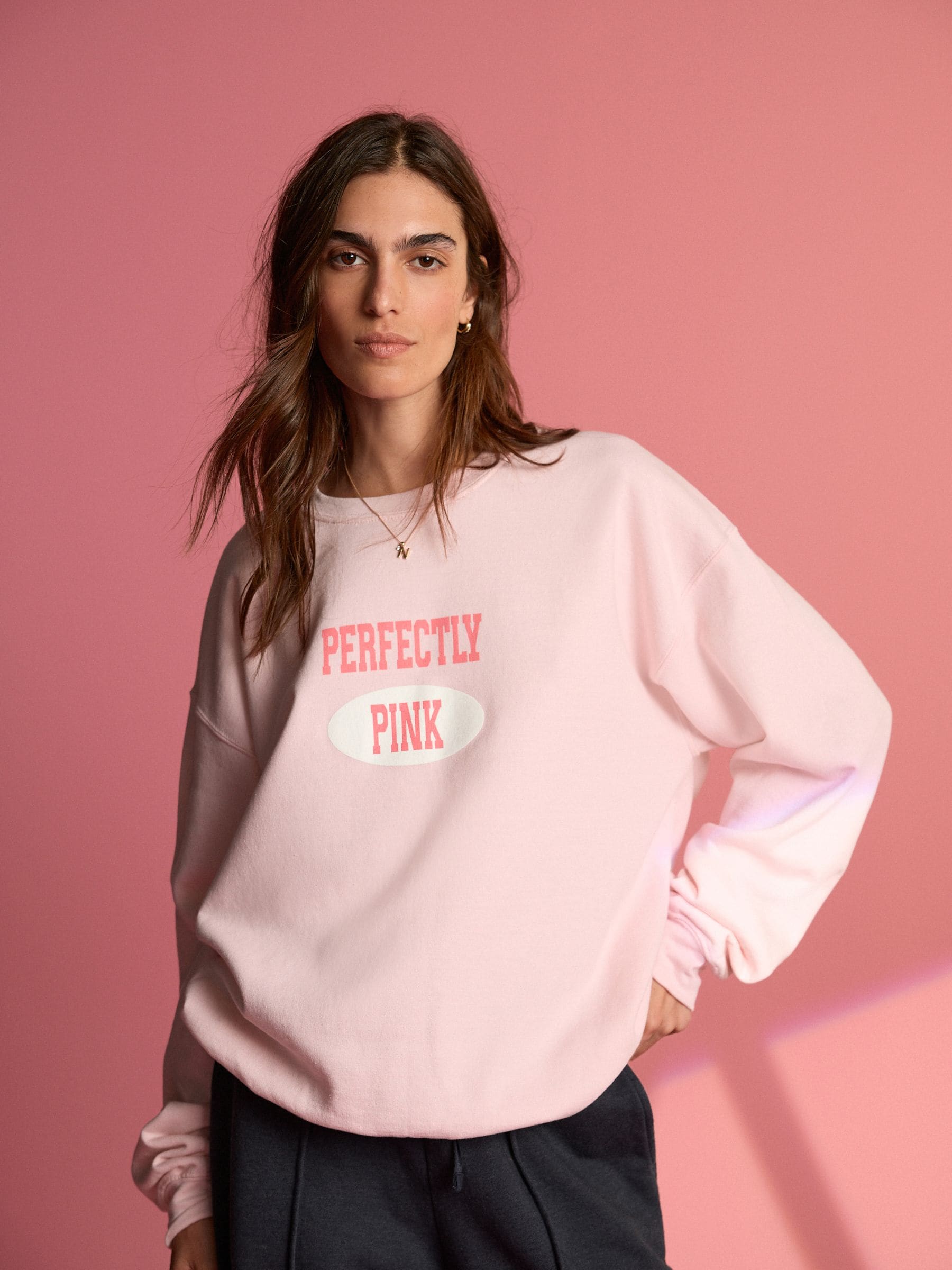 Next pink sweatshirt hotsell