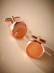 Rose Quartz Signature Rose Quartz Cufflinks - Image 2 of 3