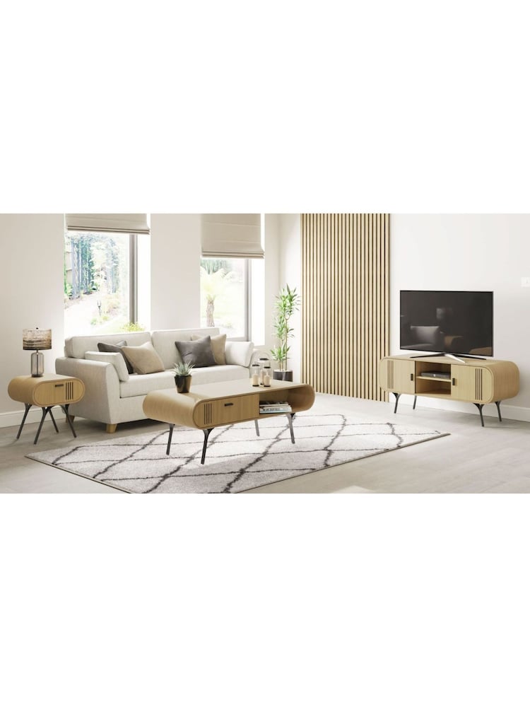 Jual Oak Milano Side Table - Image 2 of 4