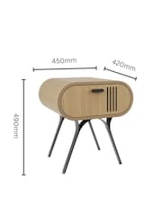Jual Oak Milano Side Table - Image 4 of 4