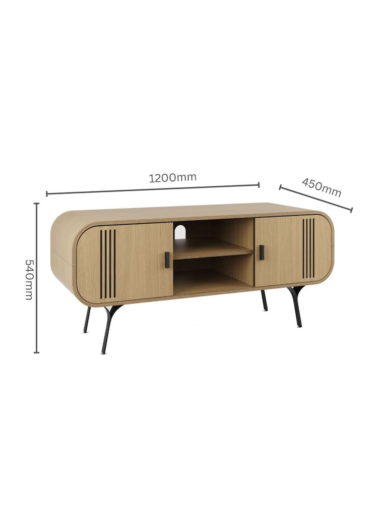 Jual Oak Milano TV Stand - Image 4 of 4