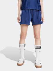 adidas Originals Dark Blue Firebird Shorts - Image 1 of 6
