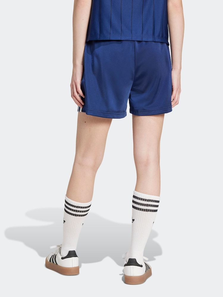 adidas Originals Dark Blue Firebird Shorts - Image 2 of 6