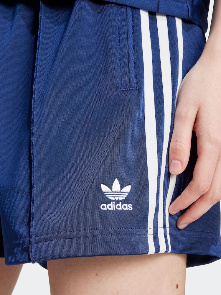 adidas Originals Dark Blue Firebird Shorts - Image 4 of 6