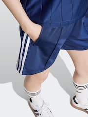 adidas Originals Dark Blue Firebird Shorts - Image 5 of 6