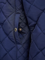 U.S. Polo Assn. Girls Blue Lightweight Quilted Jacket - صورة 5 من 5