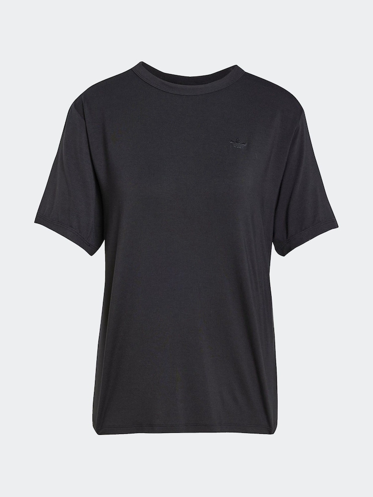 Черный - Базовая футболка adidas Originals Premium - Изображение 6 из 6