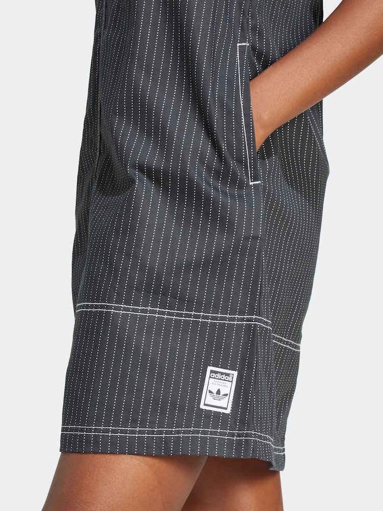 adidas Originals Black All-Over Print 100% Cotton Vest - Image 4 of 8