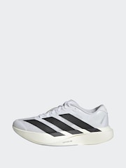 adidas White/Black Adizero Evo Trainers - Image 5 of 11