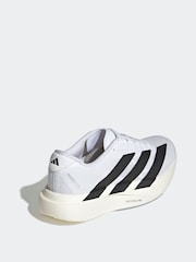adidas White/Black Adizero Evo Trainers - Image 6 of 11