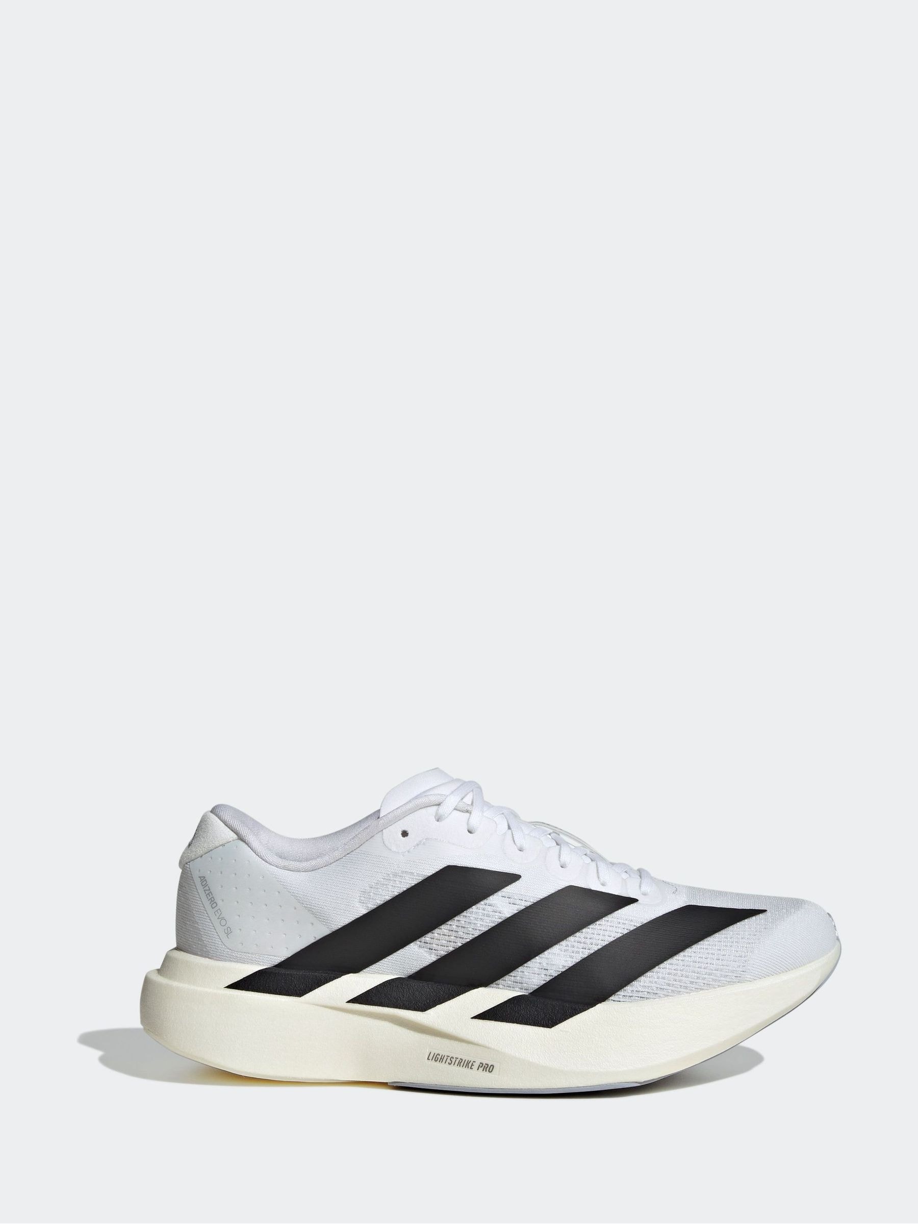adidas ADIZERO ランニングシューズブラック/ホワイト Buy adidas White/Black Adizero Evo Sl Running Trainers from Next USA