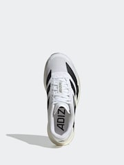 adidas White/Black Adizero Evo Trainers - Image 8 of 11