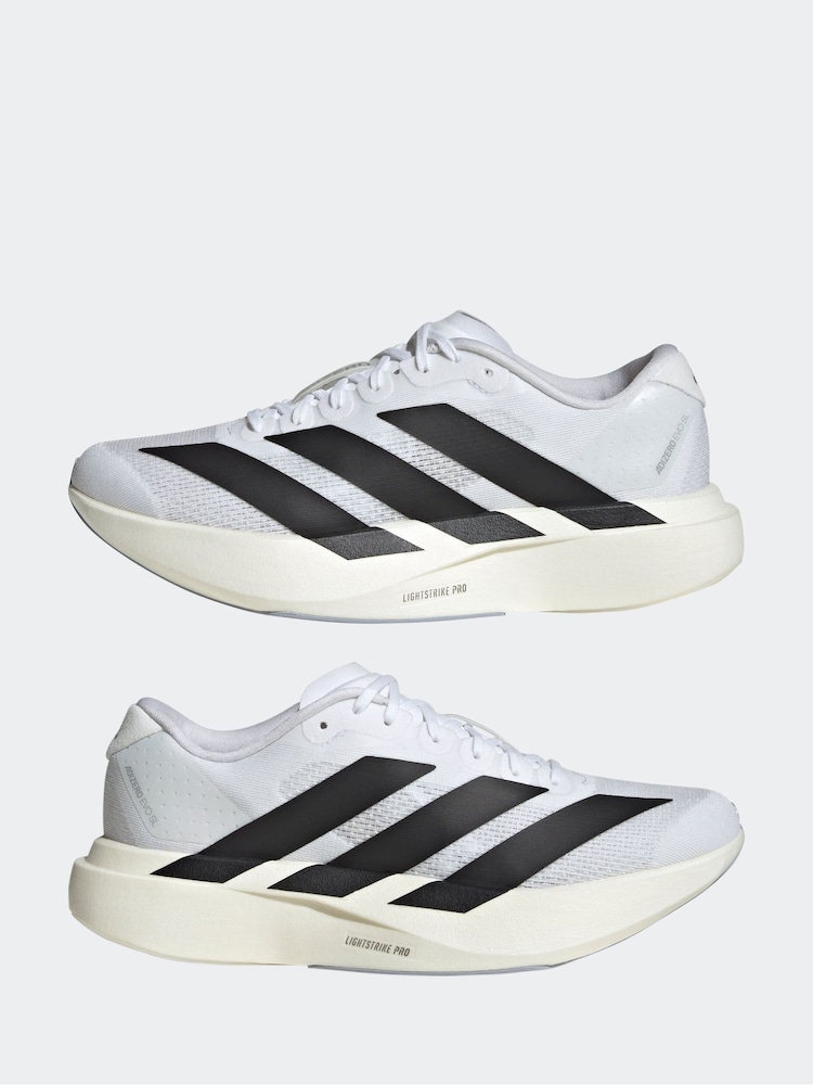 adidas gazelle silver green womens 233-Adizero 13 / White/Silver/Black