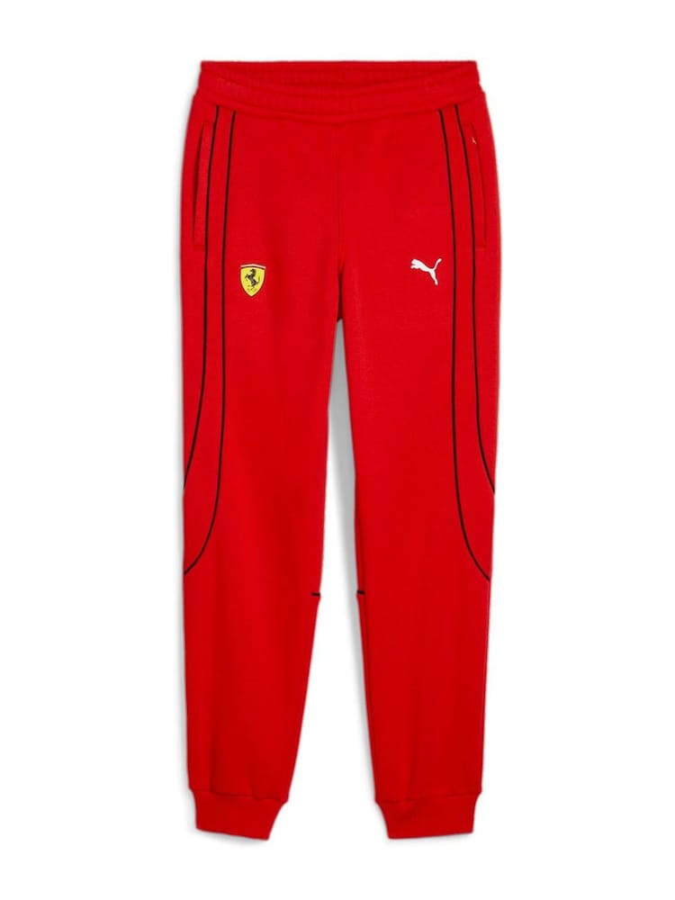 Puma Red Boys Scuderia Ferrari Race Sweatpants - Image 6 of 6
