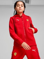 Puma Red Boys Scuderia Ferrari Race Hoodie - Image 1 of 6