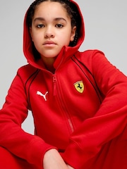 Puma Red Boys Scuderia Ferrari Race Hoodie - Image 2 of 6