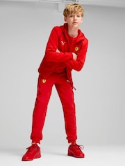 Puma Red Boys Scuderia Ferrari Race Hoodie - Image 3 of 6