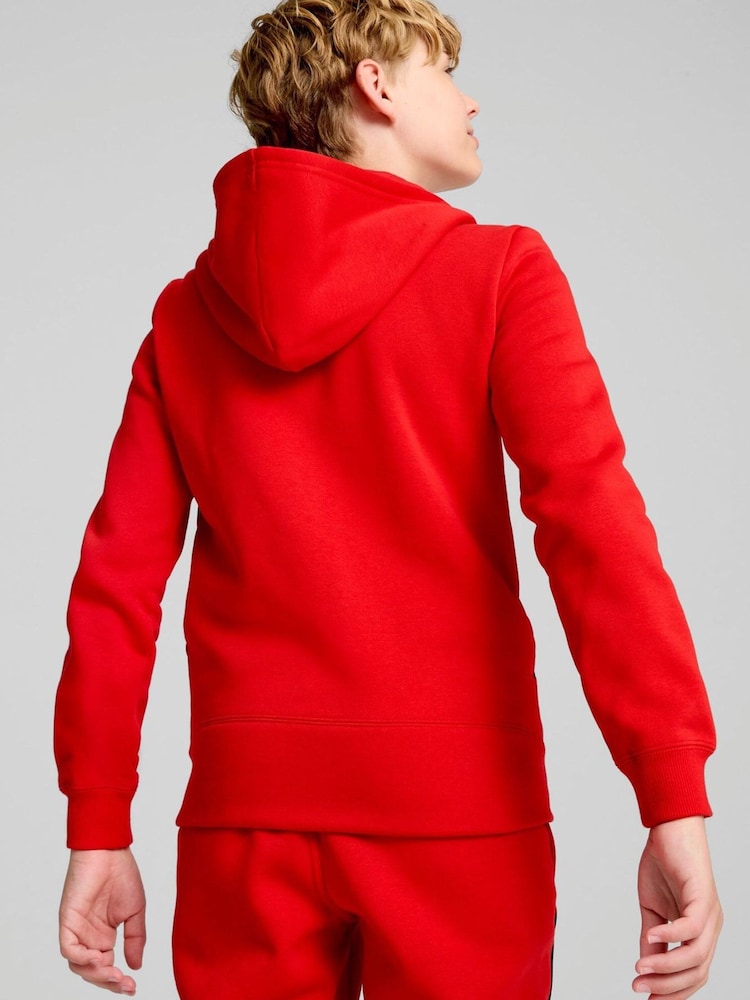 Puma Red Boys Scuderia Ferrari Race Hoodie - Image 4 of 6