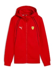 Puma Red Boys Scuderia Ferrari Race Hoodie - Image 5 of 6
