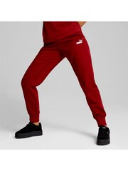 Puma Red Womens Essentials Sweatpants - Image 1 of 6