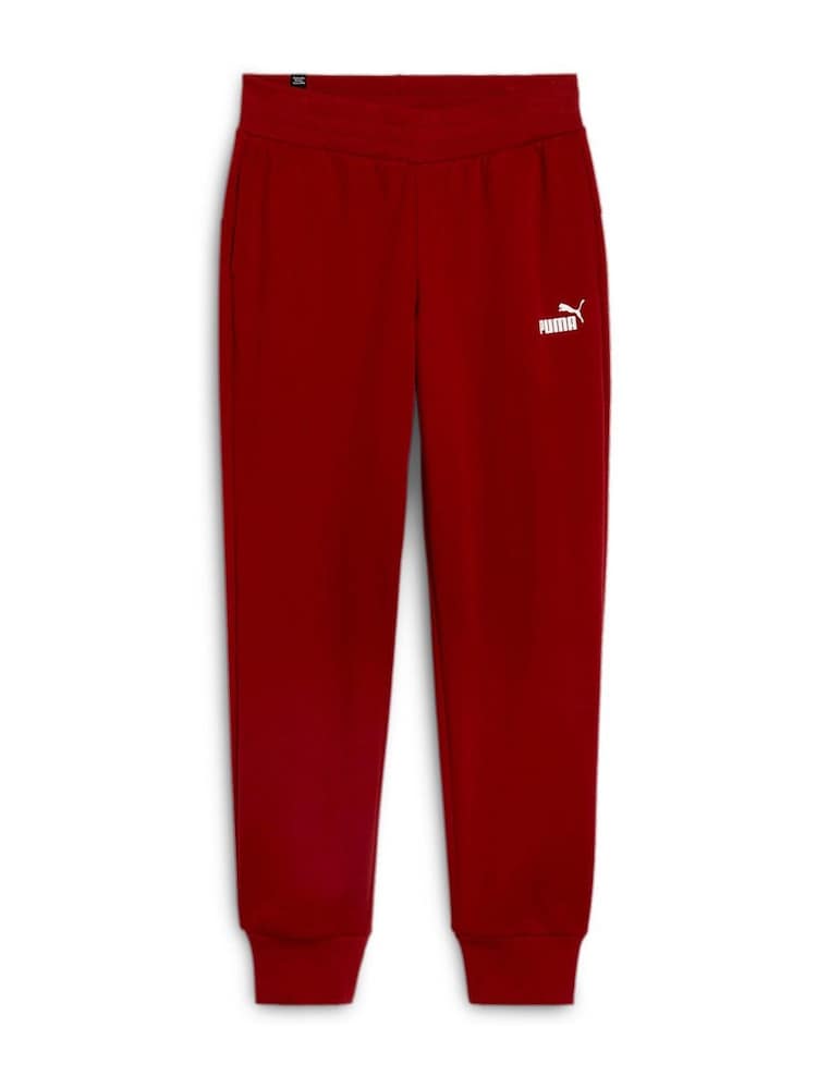 Puma Red Womens Essentials Sweatpants - Image 6 of 6
