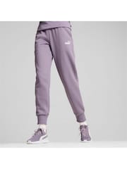Puma Purple Womens Essentials Sweatpants - Image 1 of 6