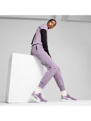 Puma Purple Womens Essentials Sweatpants - Image 3 of 6