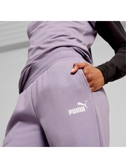 Puma Purple Womens Essentials Sweatpants - Image 4 of 6