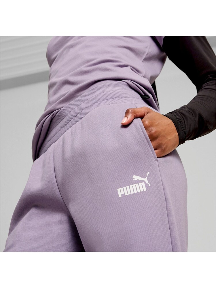 Puma Purple Womens Essentials Sweatpants - Image 4 of 6