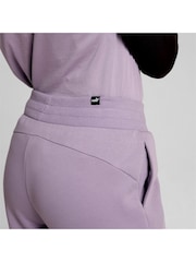 Puma Purple Womens Essentials Sweatpants - Image 5 of 6