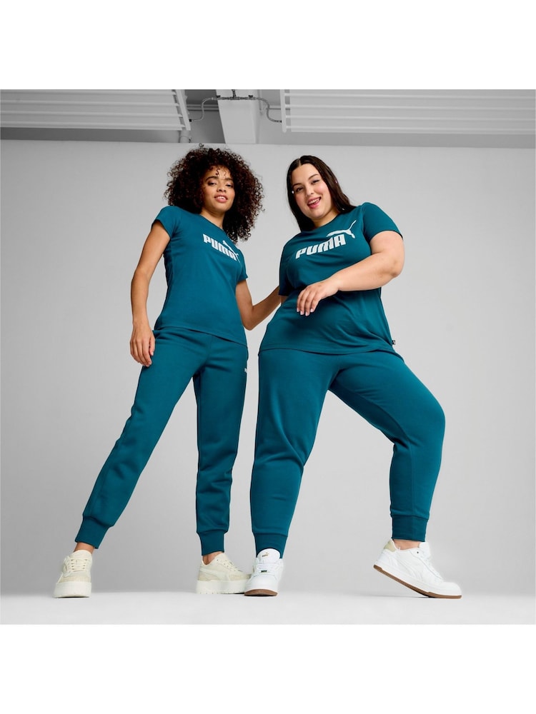 Puma Green Womens Essentials Sweatpants - Image 1 of 6
