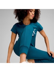 Puma Green Womens Essentials Sweatpants - Image 4 of 6
