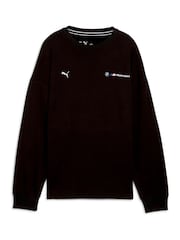 Puma Black Womens BMW M Motorsport Long Sleeve Graphic 100% Cotton T-Shirt - Image 6 of 6