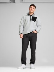 Puma Grey Mens Quarter Zip Fleece Golf Top - Image 4 of 6