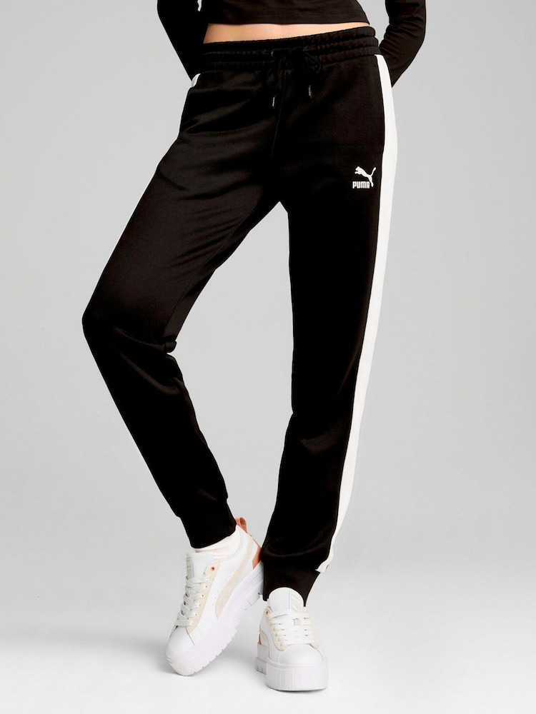 Puma Black Womens Iconic T7 Trackpants - Image 1 of 6