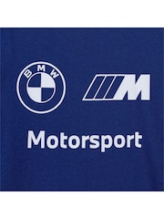 Puma Blue Boys BMW M Motorsport Essentials Logo T-Shirt - Image 3 of 3