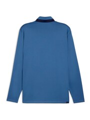 Puma Blue Mens Golf Lightweight Quarter Zip Top - Image 2 of 2