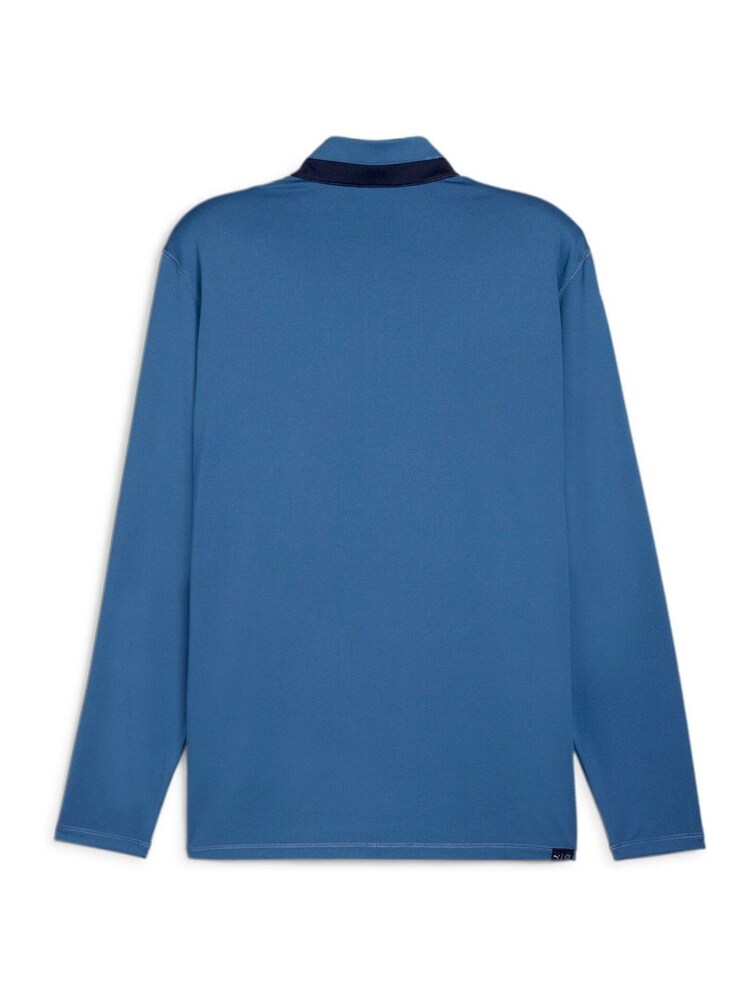 Puma Blue Mens Golf Lightweight Quarter Zip Top - Image 2 of 2