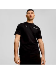 Puma Black Mens BMW M Motorsport ESS+ Logo T-Shirt - Image 1 of 4