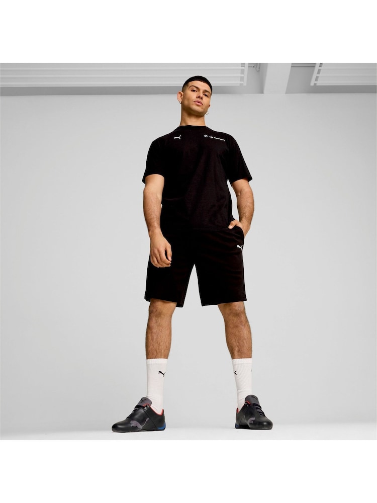 Puma Black Mens BMW M Motorsport ESS+ Logo T-Shirt - Image 4 of 4